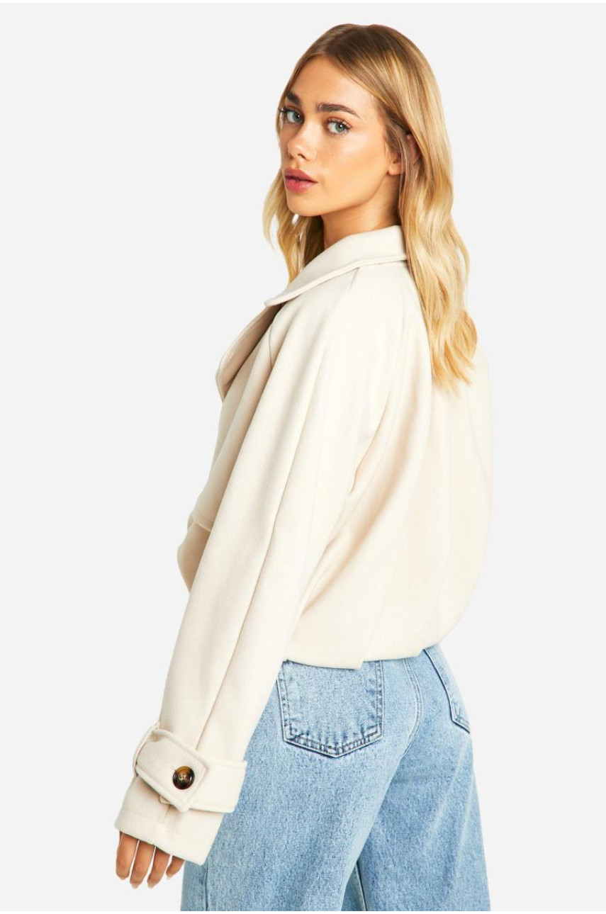 Вовняний укорочений жакет