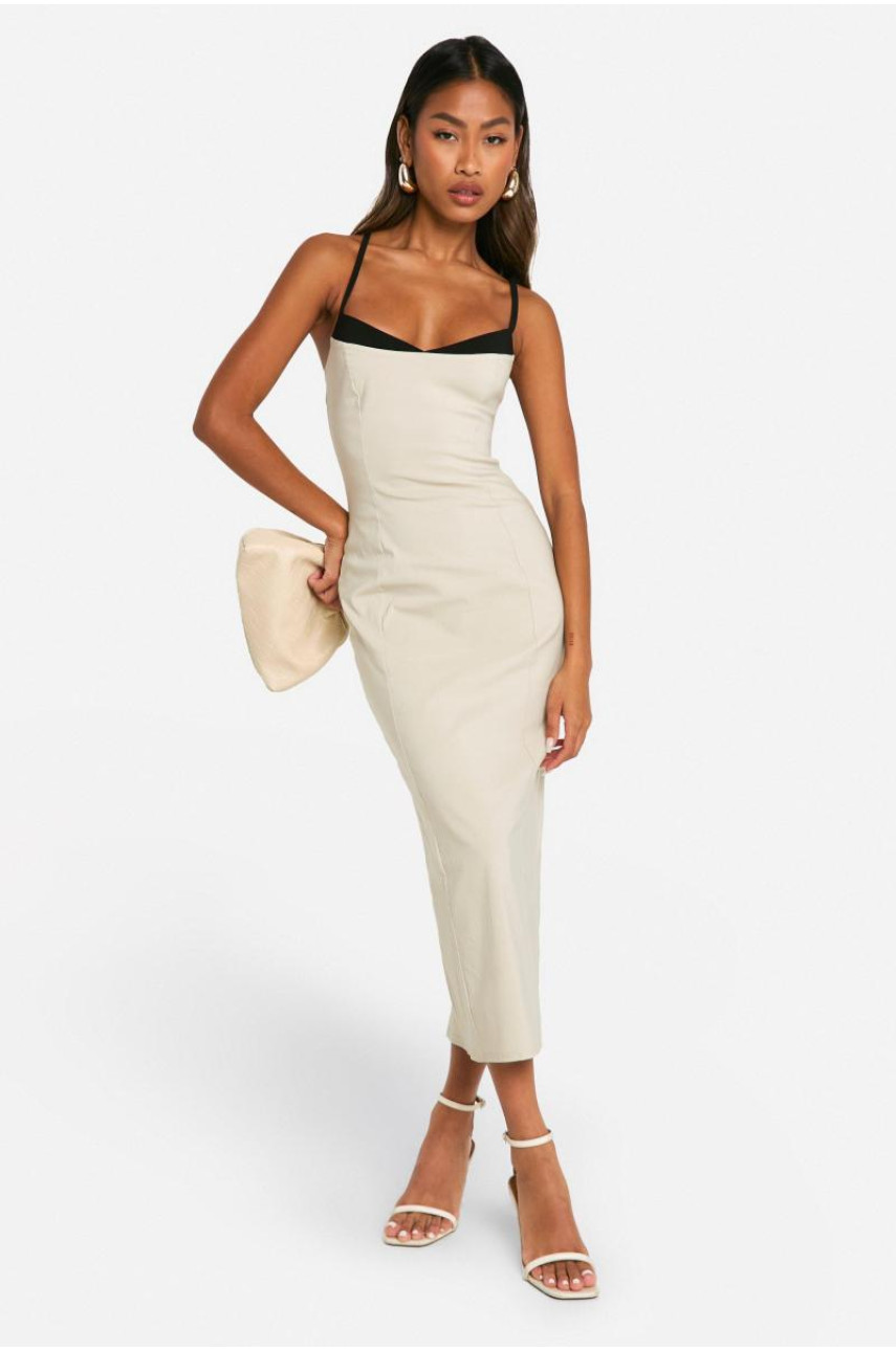 Бенгальське плаття Midaxi з контрастною вставкою