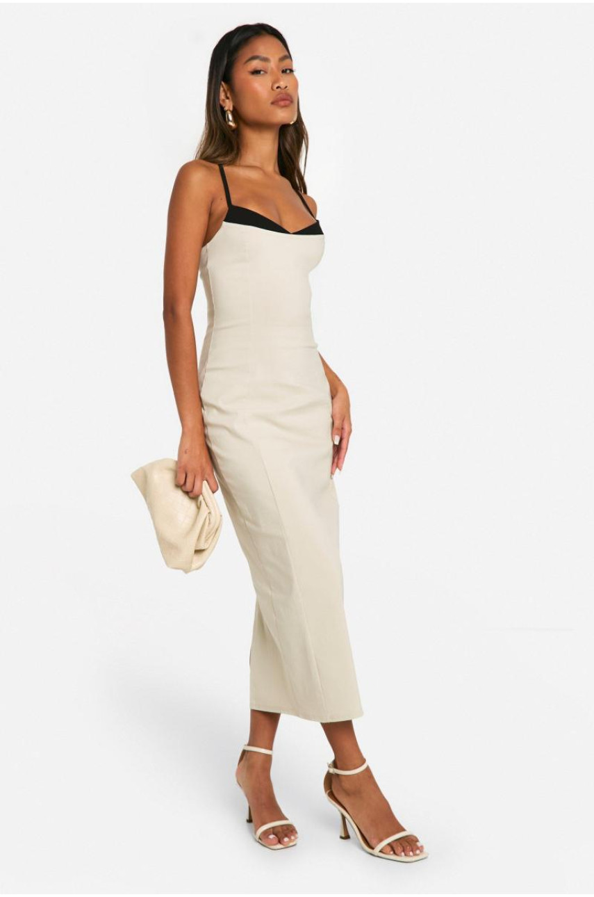 Бенгальське плаття Midaxi з контрастною вставкою