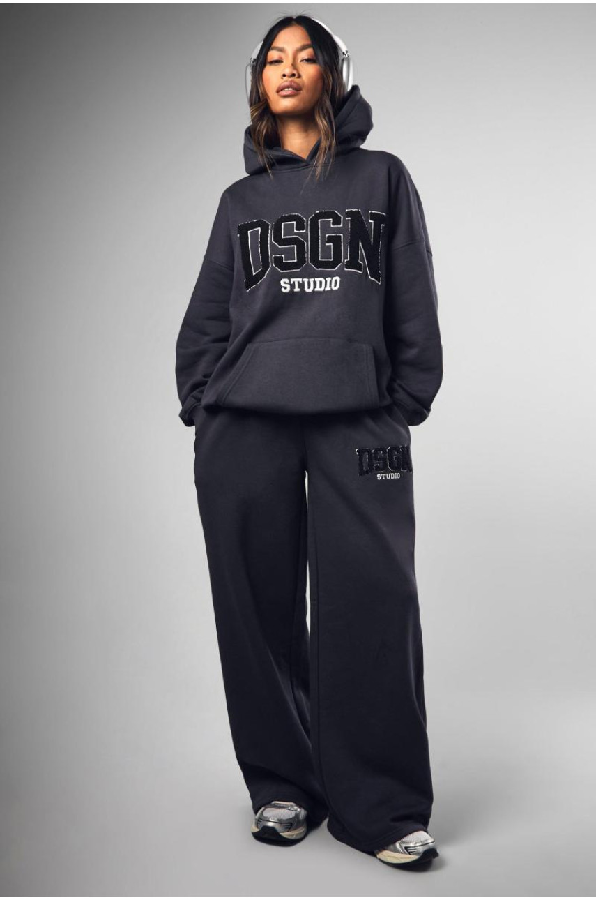 Толстовка великого розміру DSGN Toweling Applique
