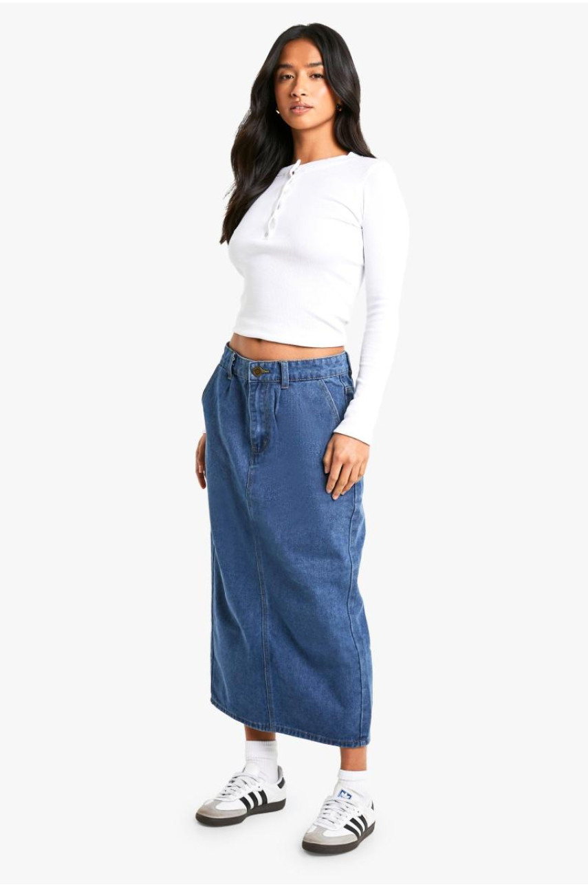 Маленька джинсова спідниця Midaxi