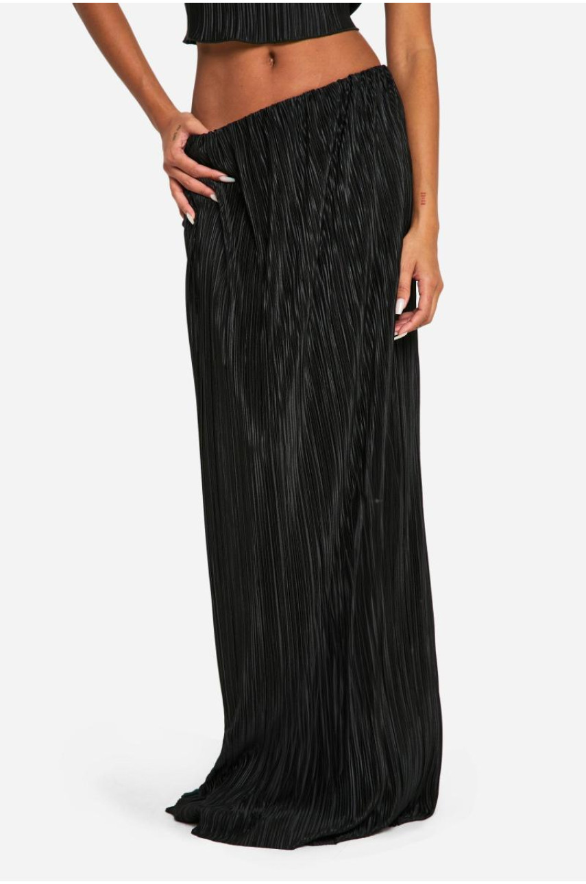 Плісована максі спідниця