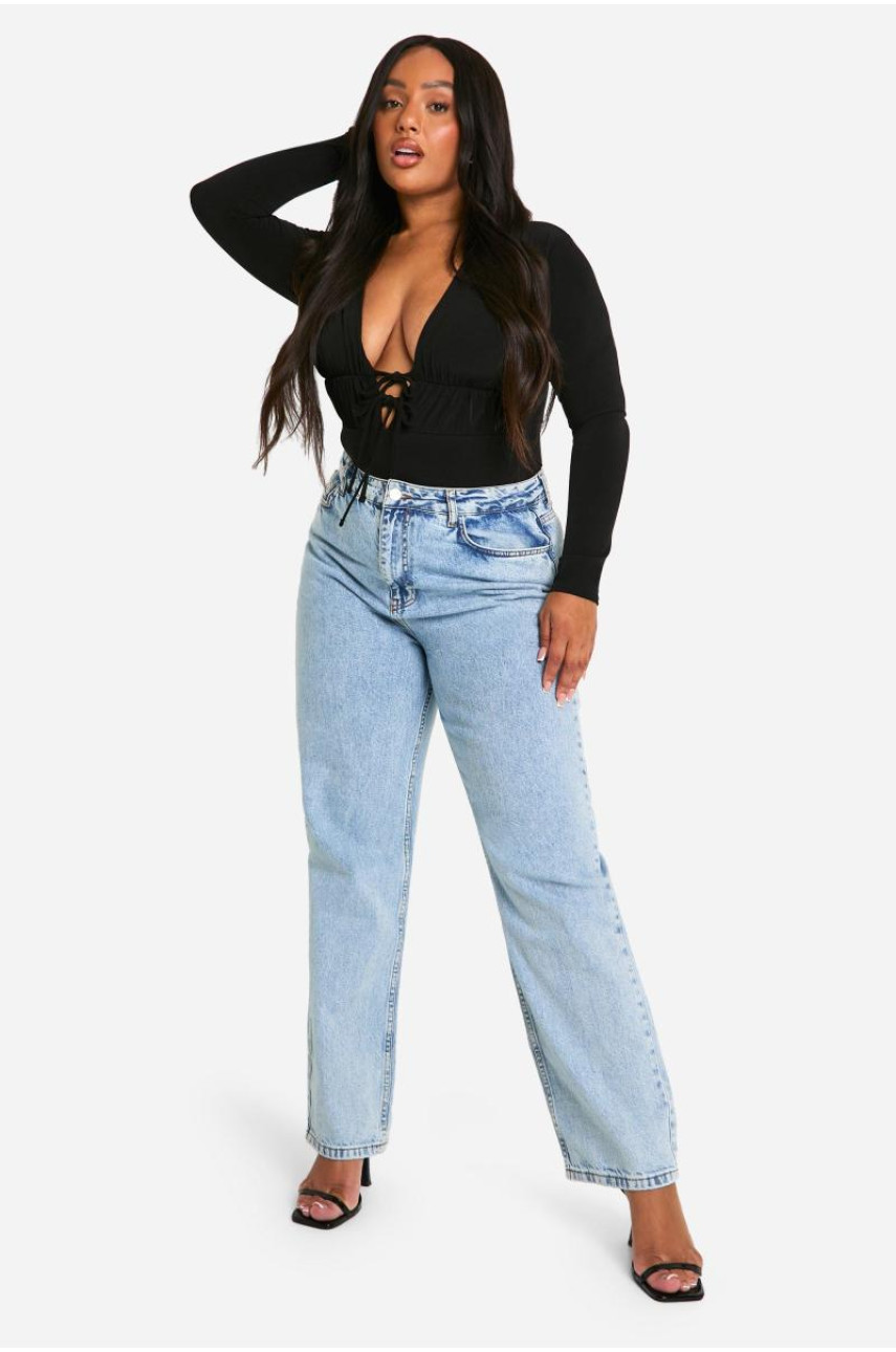 Двошарове боді Plus Tie Front