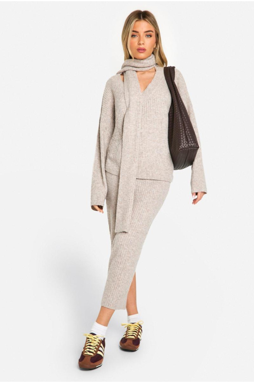 М'яка трикотажна спідниця Midaxi