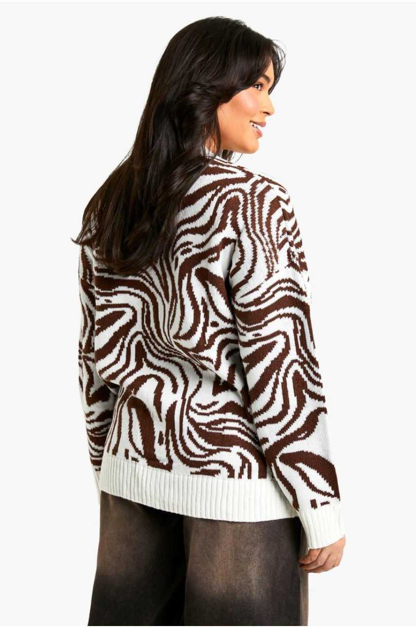 Кардиган великого розміру з додатковими деталями