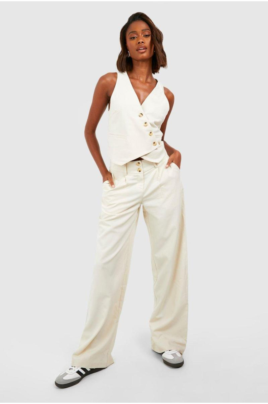 Екрю Mock Horn асиметричний зшитий жилет