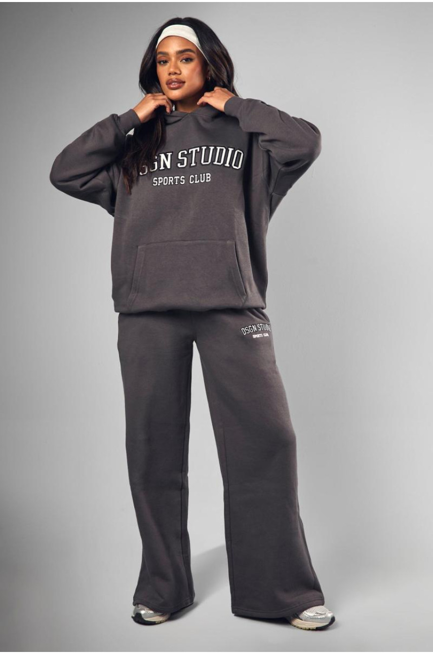 Велике худі з аплікацією Charcoal Dsgn Studio