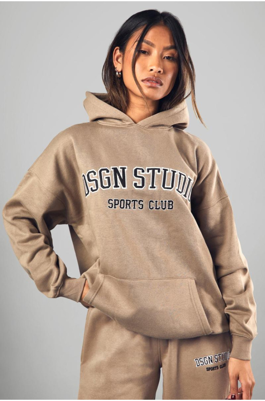 Велике худі з аплікацією Charcoal Dsgn Studio