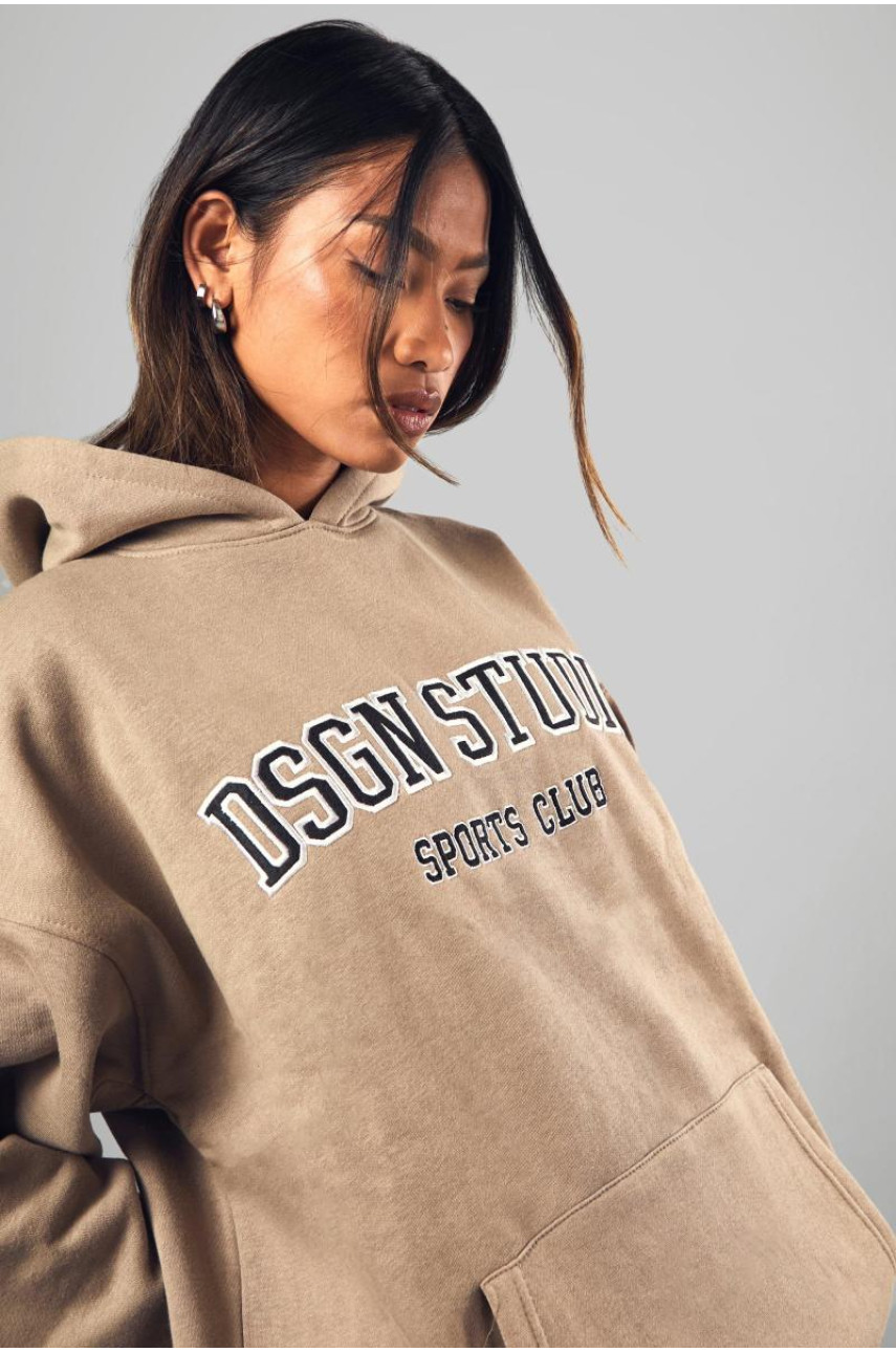 Велике худі з аплікацією Charcoal Dsgn Studio