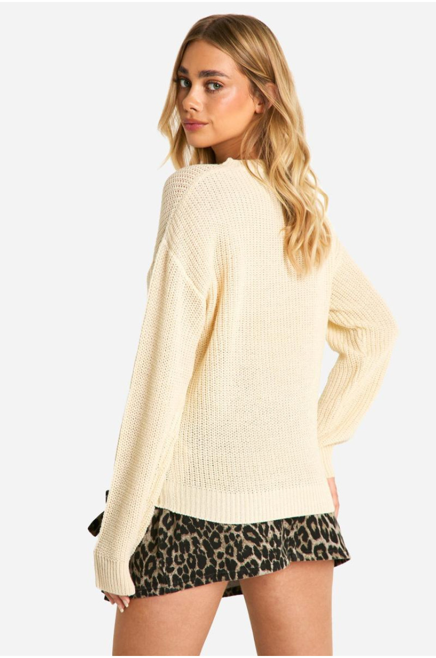 Базовий джемпер з круглим вирізом