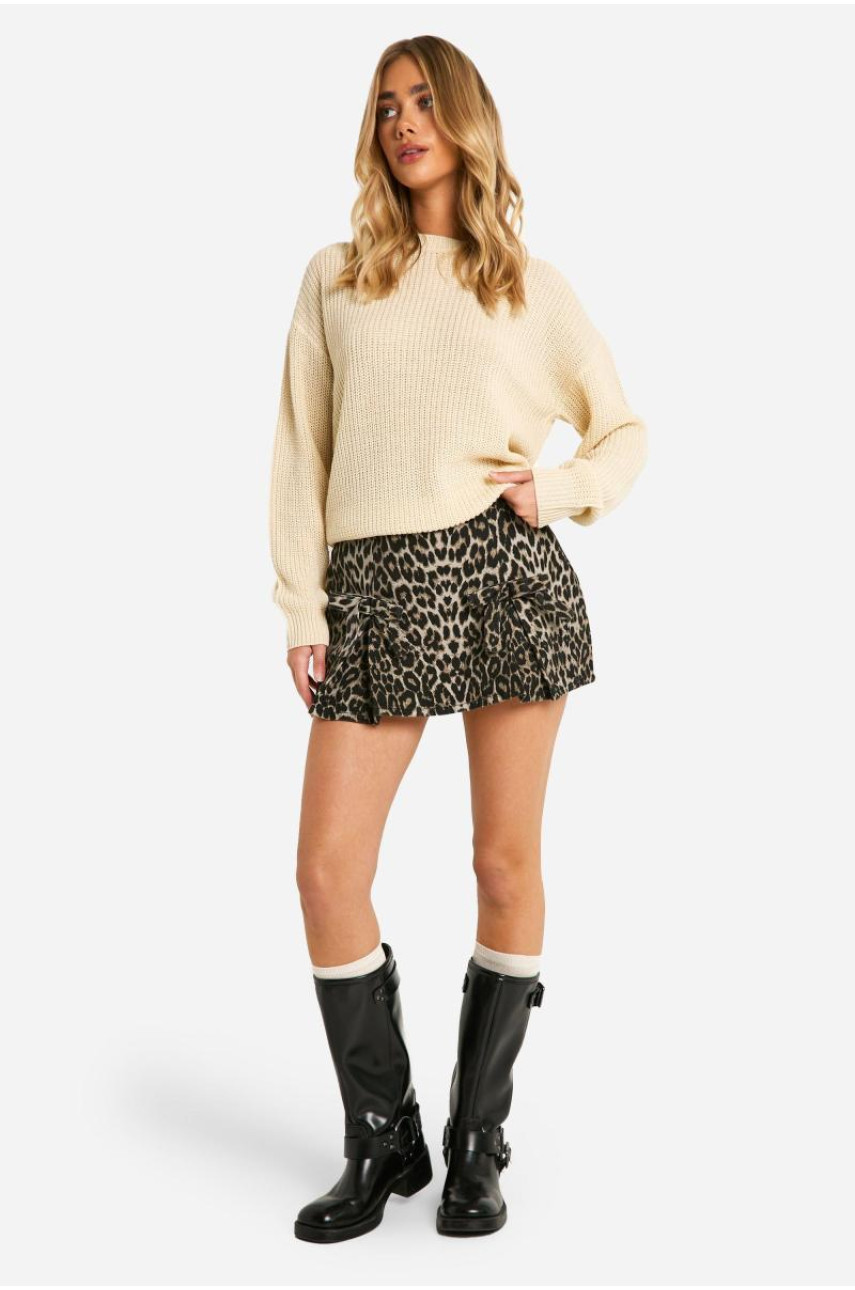 Базовий джемпер з круглим вирізом