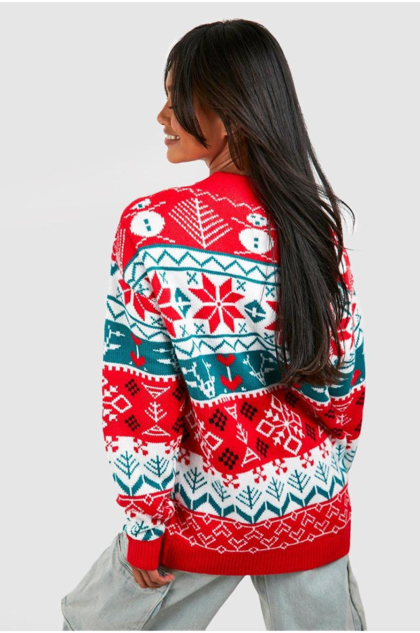 Різдвяний кардиган у вінтажному стилі