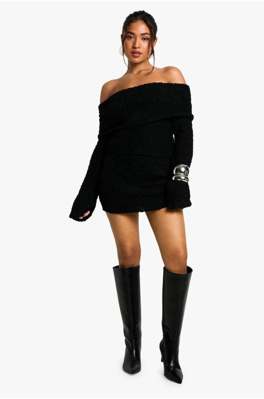 Укорочений джемпер Petite Boucle Bardot