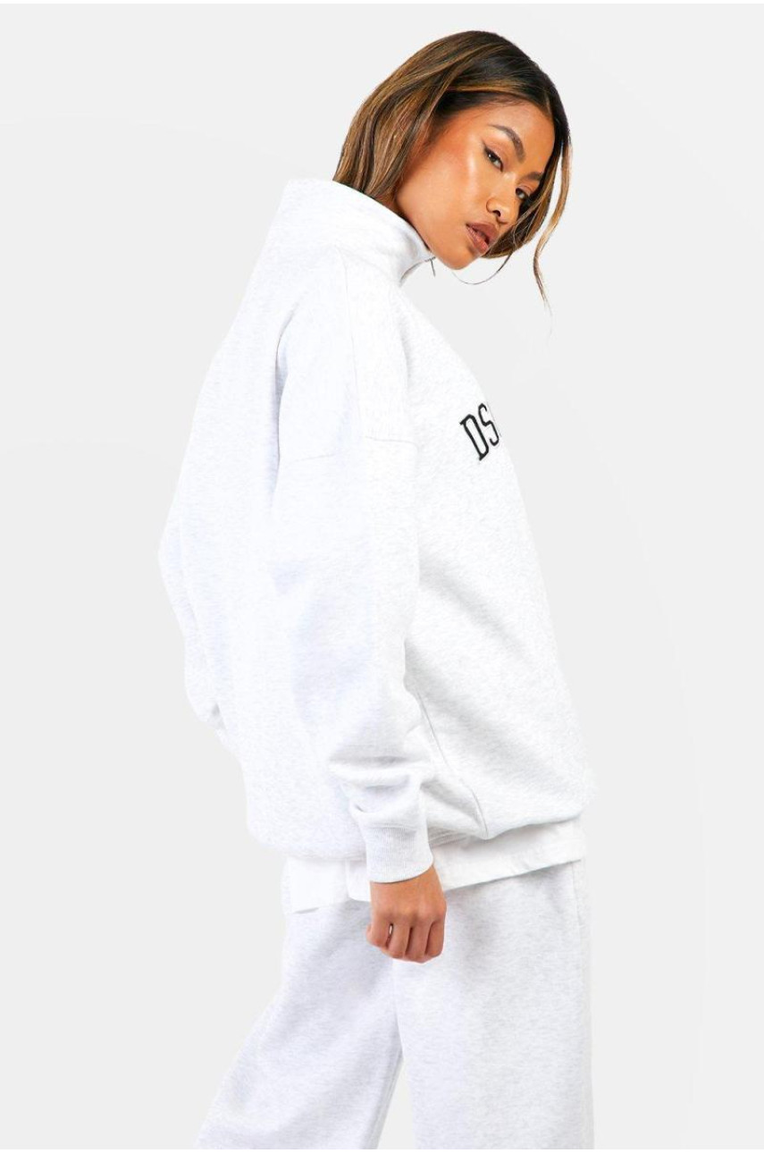 Великий світшот Dsgn Studio Applique на півзастібці