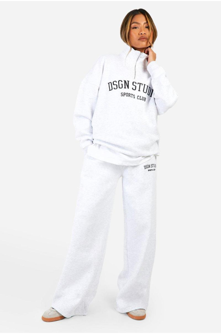 Великий світшот Dsgn Studio Applique на півзастібці