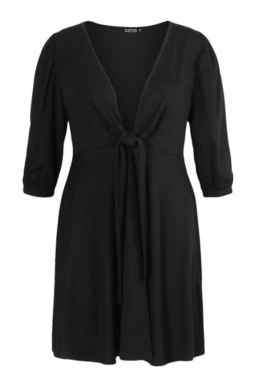 Сукня-фігуристка з вузлом спереду