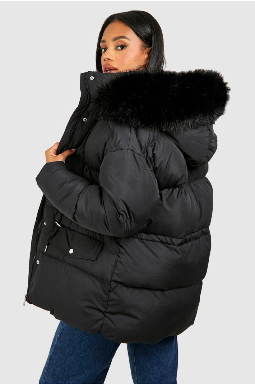 Парка зі штучним хутром