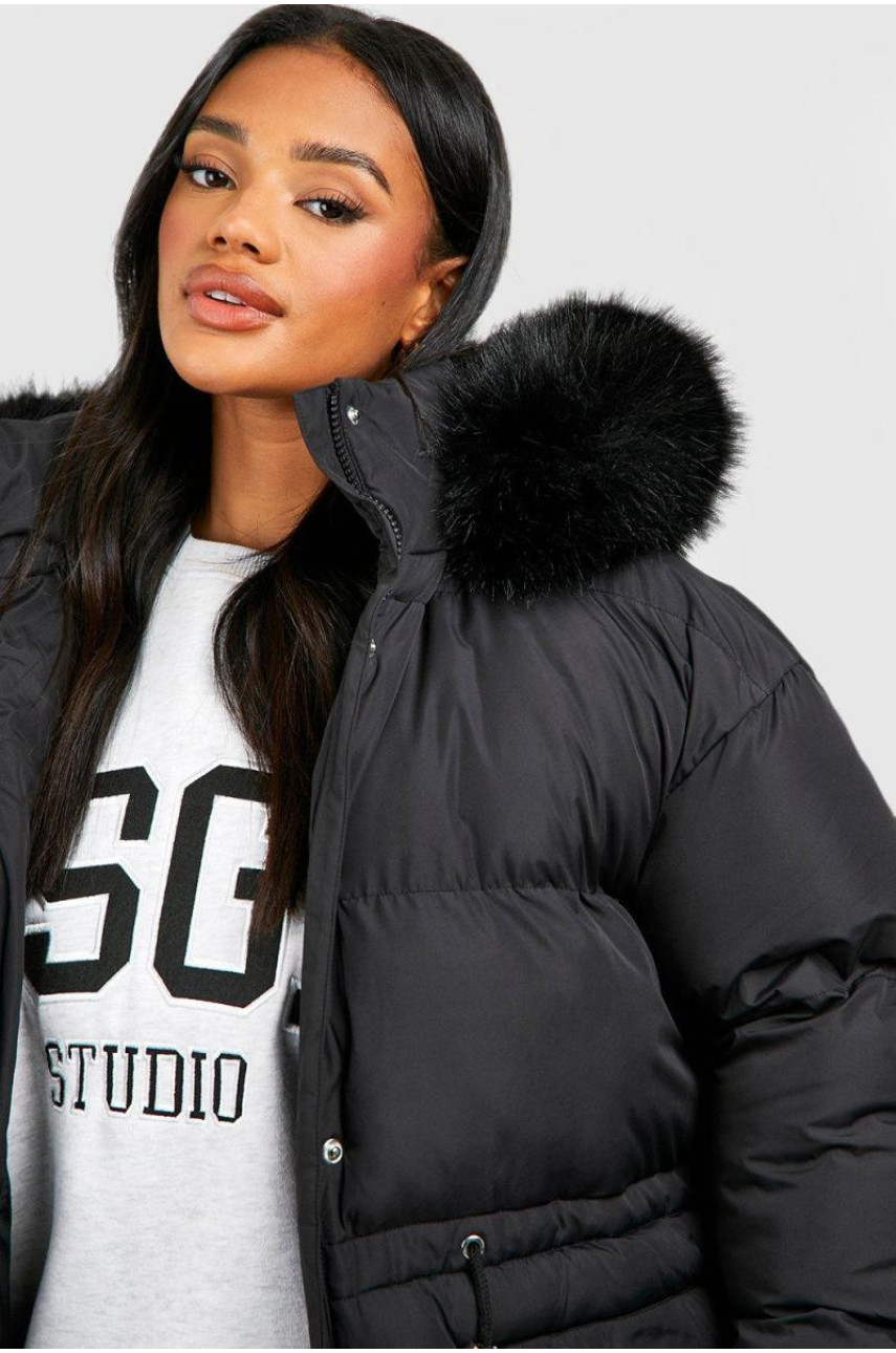 Парка зі штучним хутром