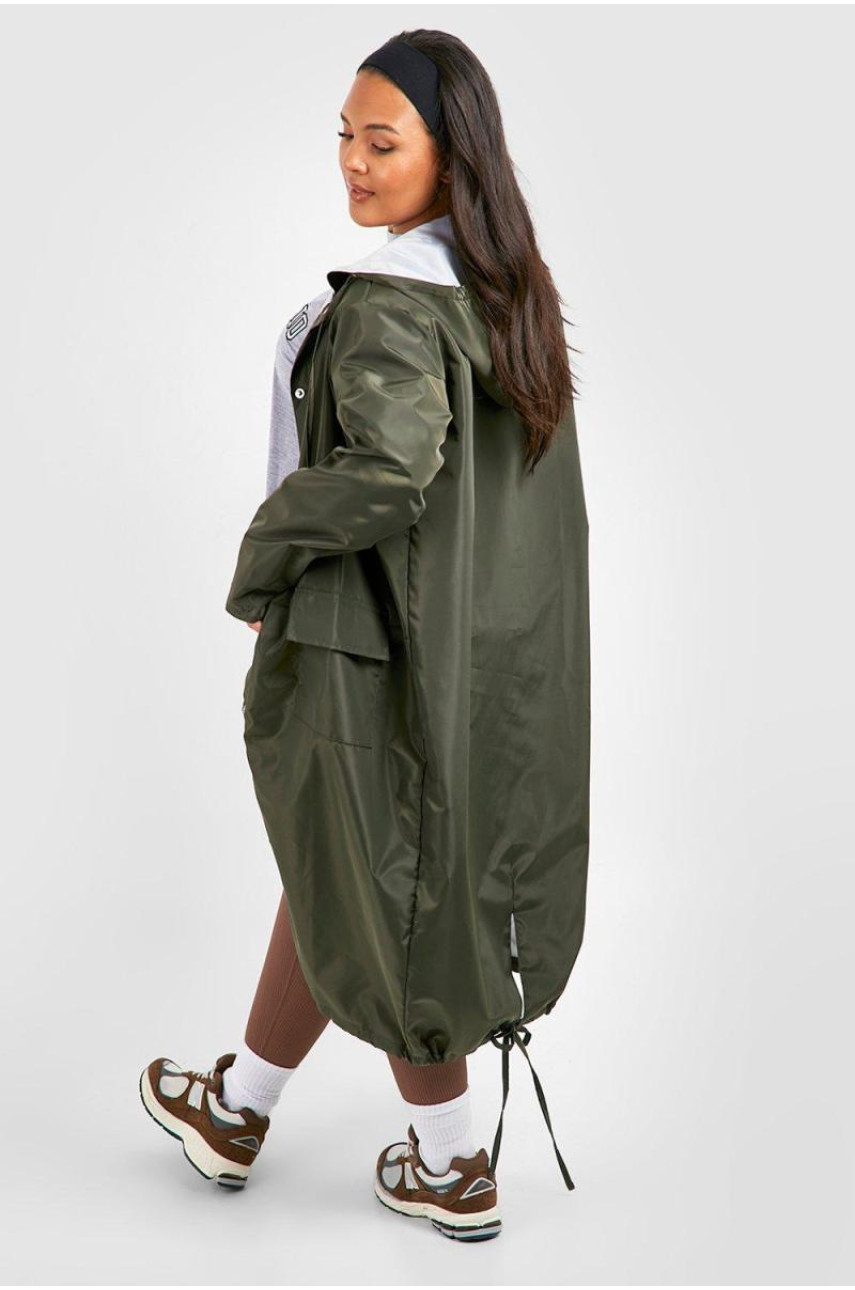 Плюс подвійна довгошарова дощова парка Shell