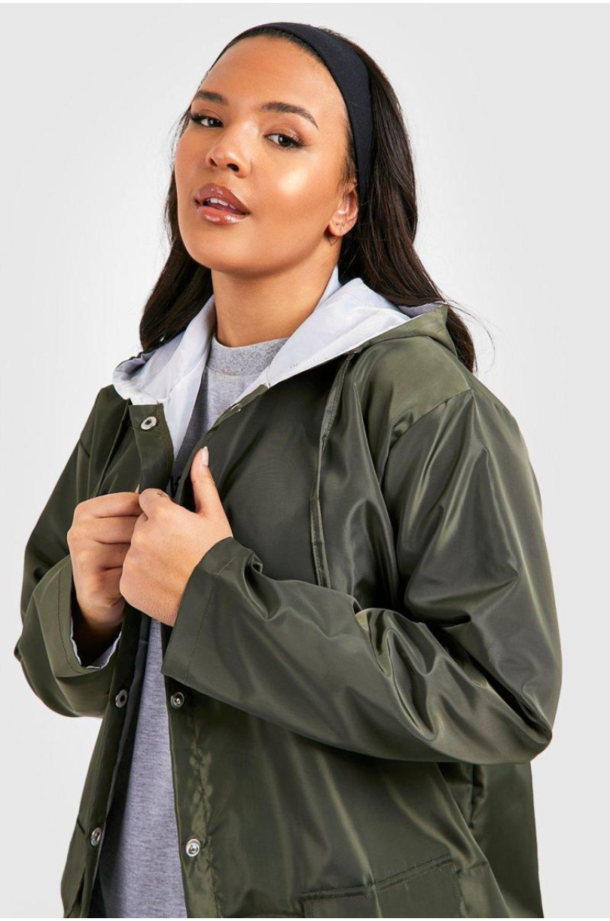 Плюс подвійна довгошарова дощова парка Shell