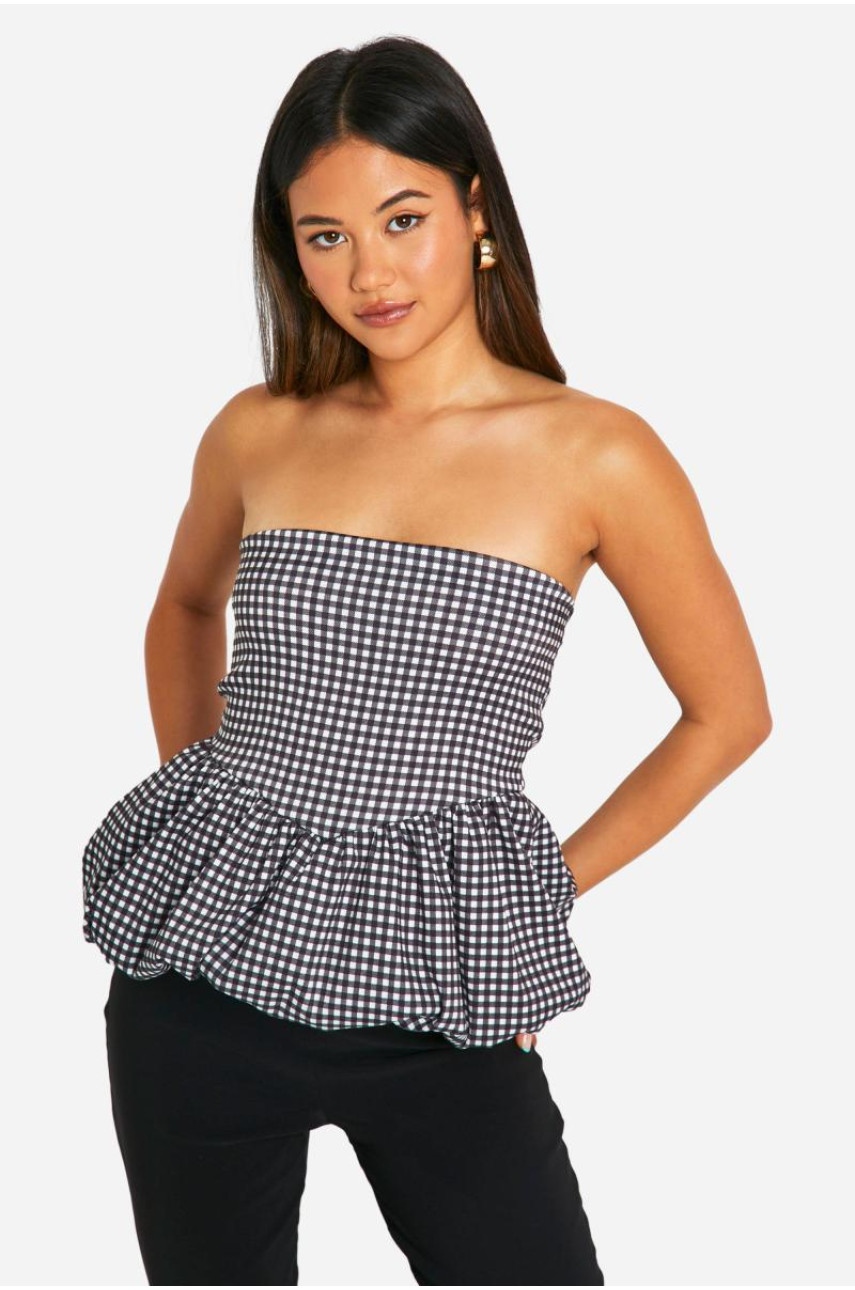 Топ з бенгальськими гінгамовими кульками