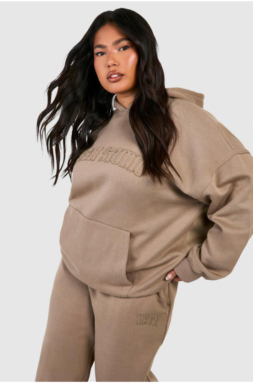 Плюс велика толстовка Dsgn Studio Self Fabric Applique