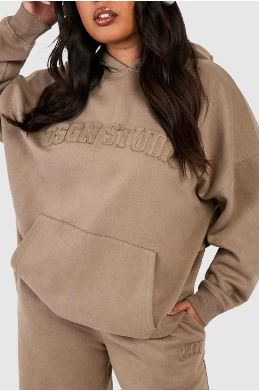 Плюс велика толстовка Dsgn Studio Self Fabric Applique