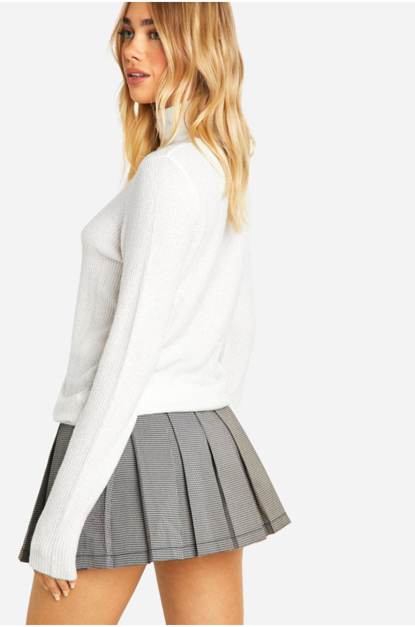 В'язаний джемпер з м'якою рубчиком