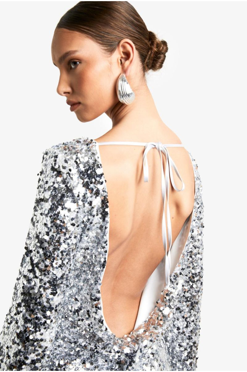 Максі-сукня з паєтками