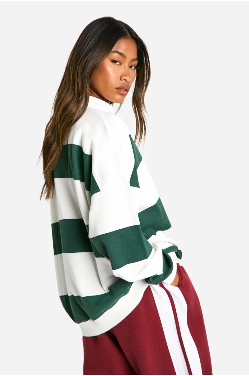 Сорочка для регбі з коміром у смужку Нью-Йорка