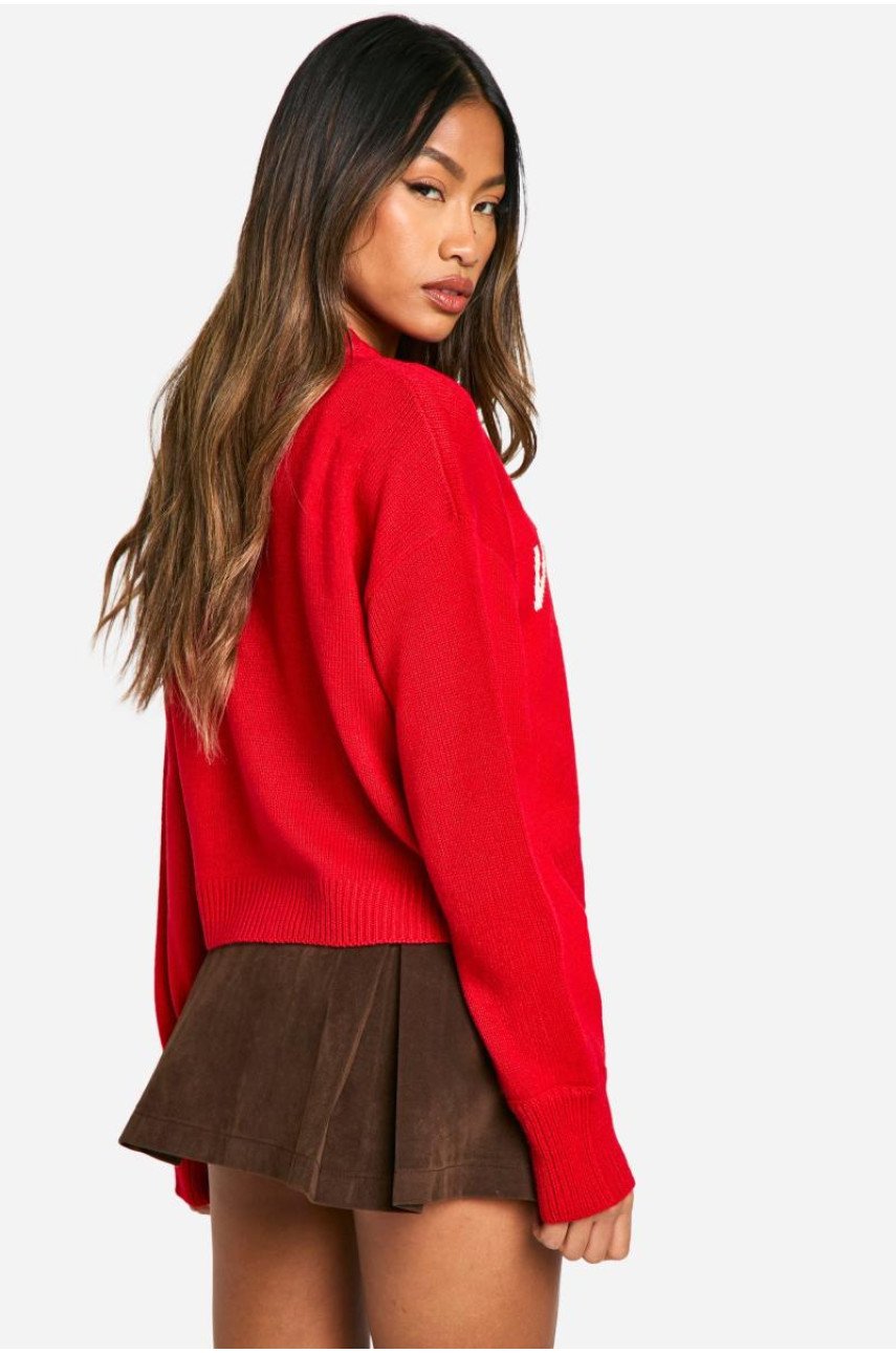 Величезний джемпер Merry Slogan Christmas