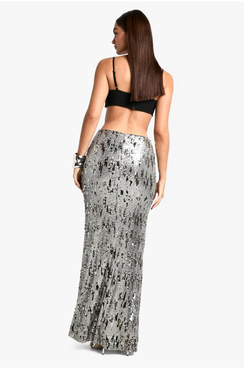 Спідниця максі з паєтками