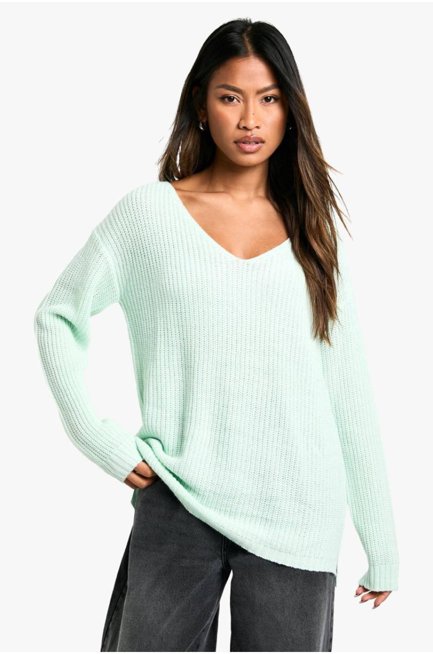 Базовий джемпер з V-подібним вирізом