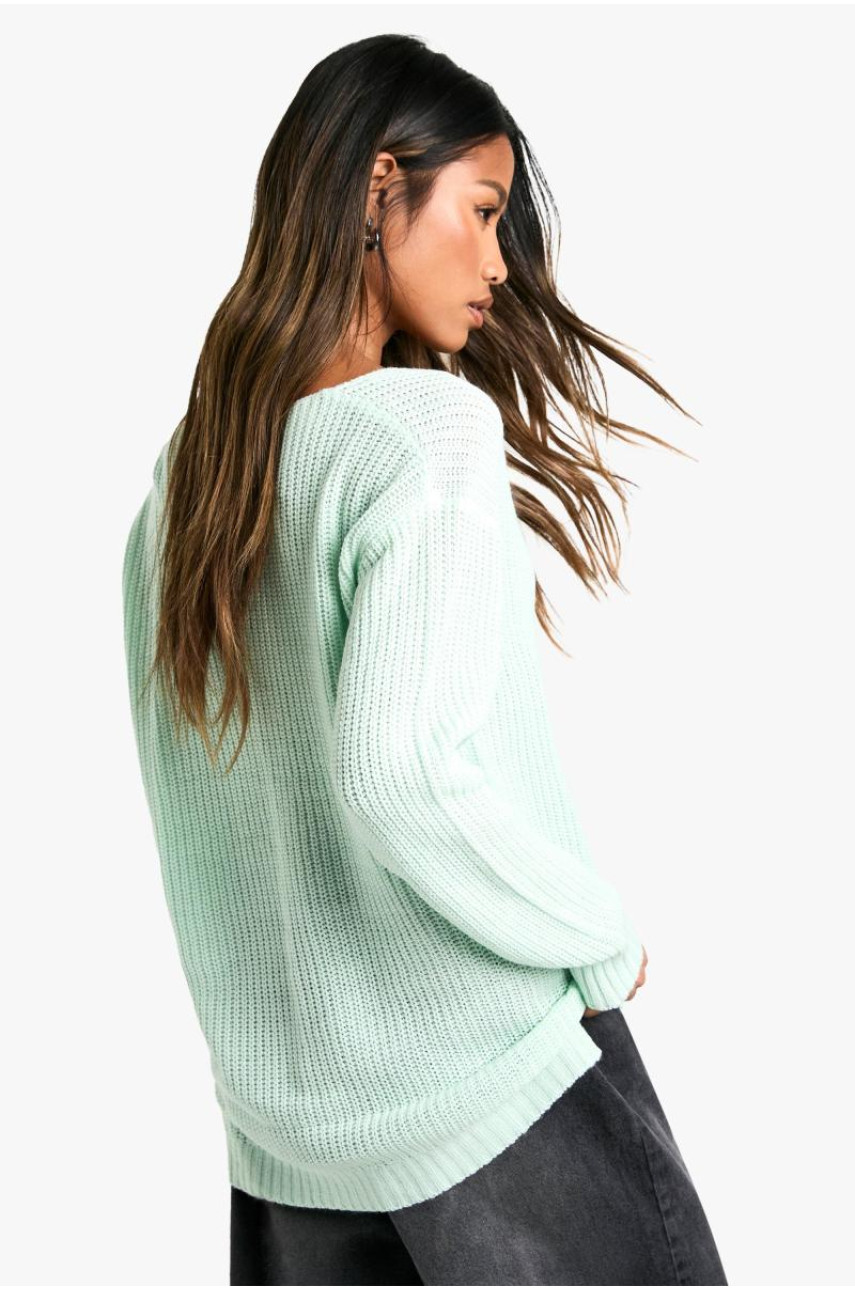 Базовий джемпер з V-подібним вирізом