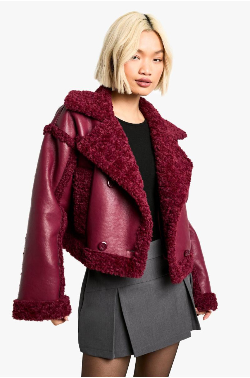 Куртка-авіатор Teddy Trim