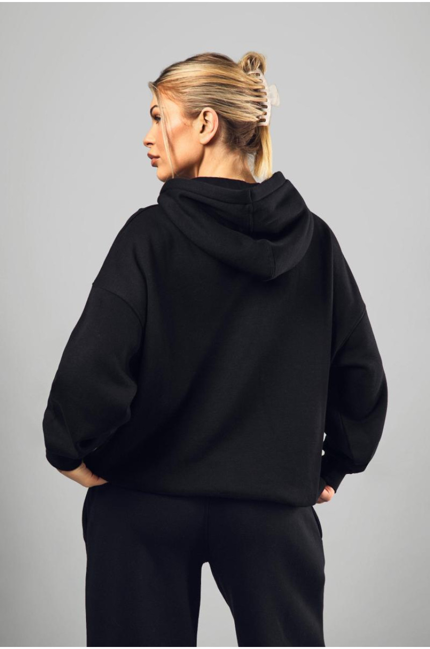 Худі великого розміру Dsgn Studio з вишивкою, контрастним шнурком