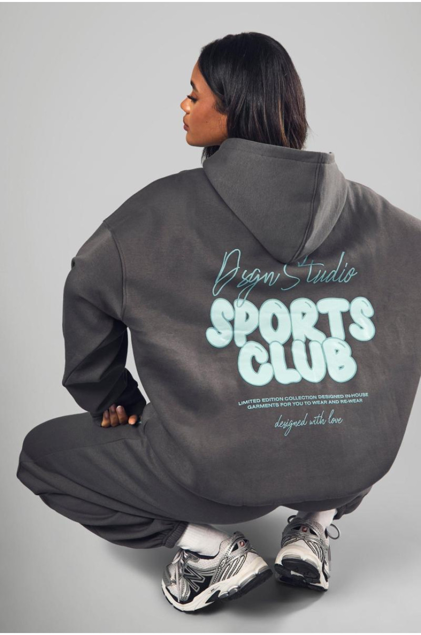 Велике худі Dsgn Studio Sports Bubble Slogan