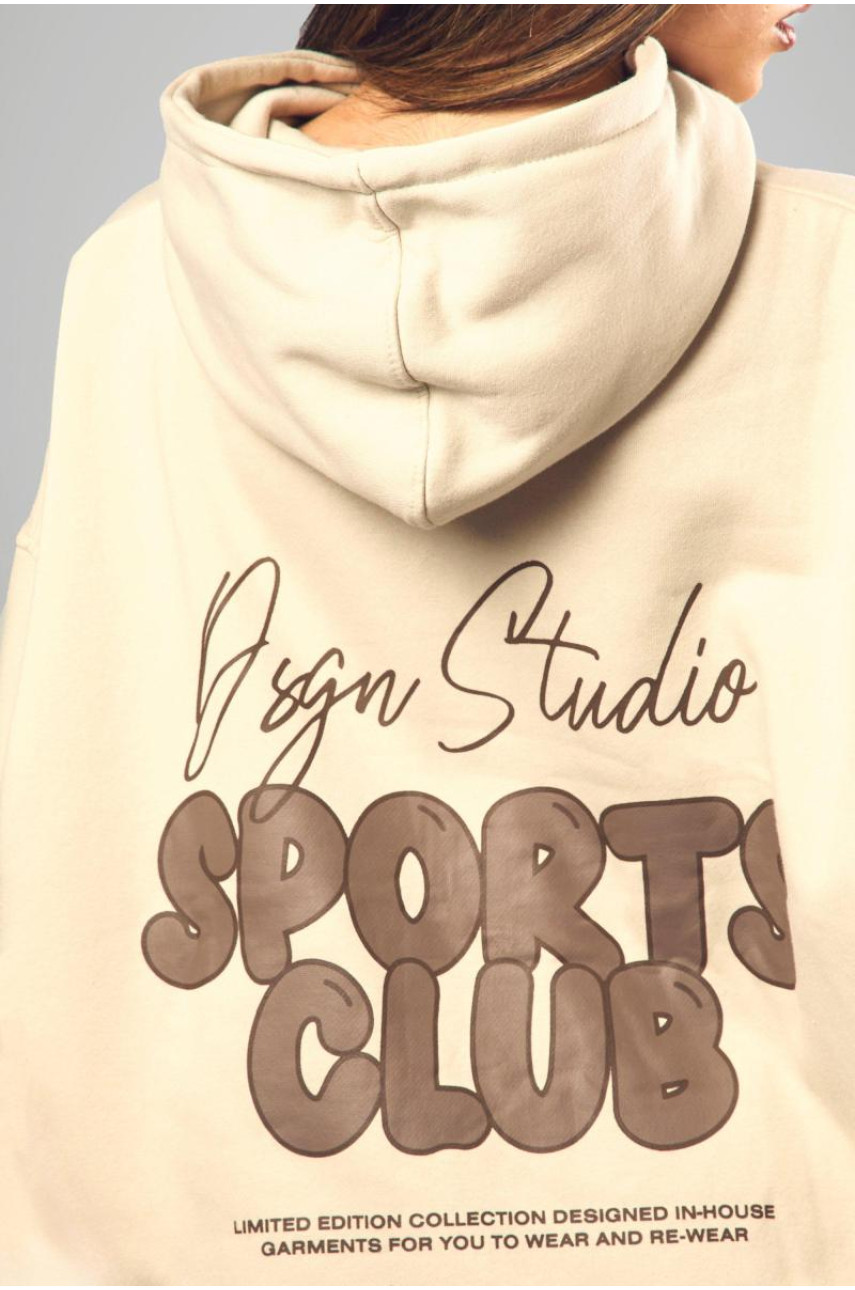 Велике худі Dsgn Studio Sports Bubble Slogan