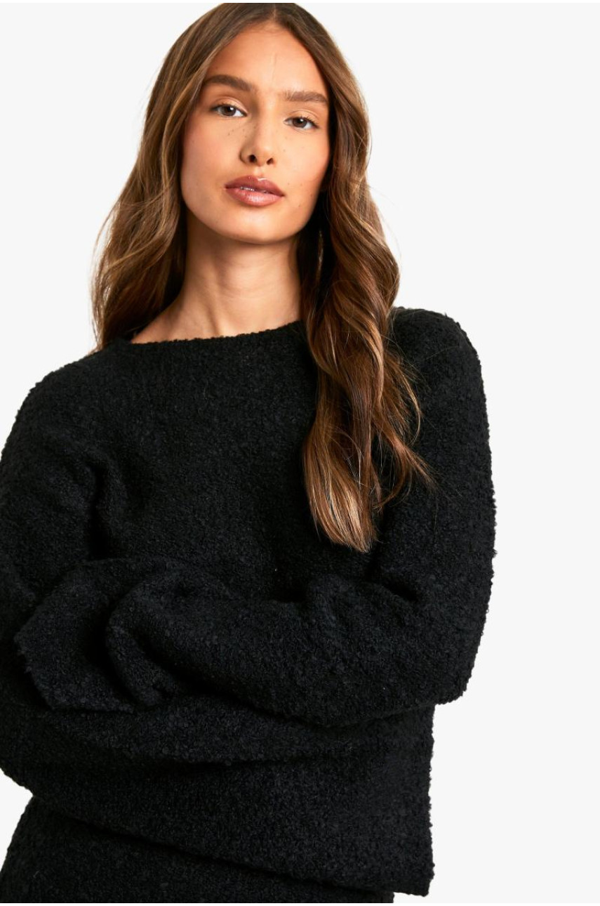 Трикотажна максі-сукня з розкльошеними рукавами Borg