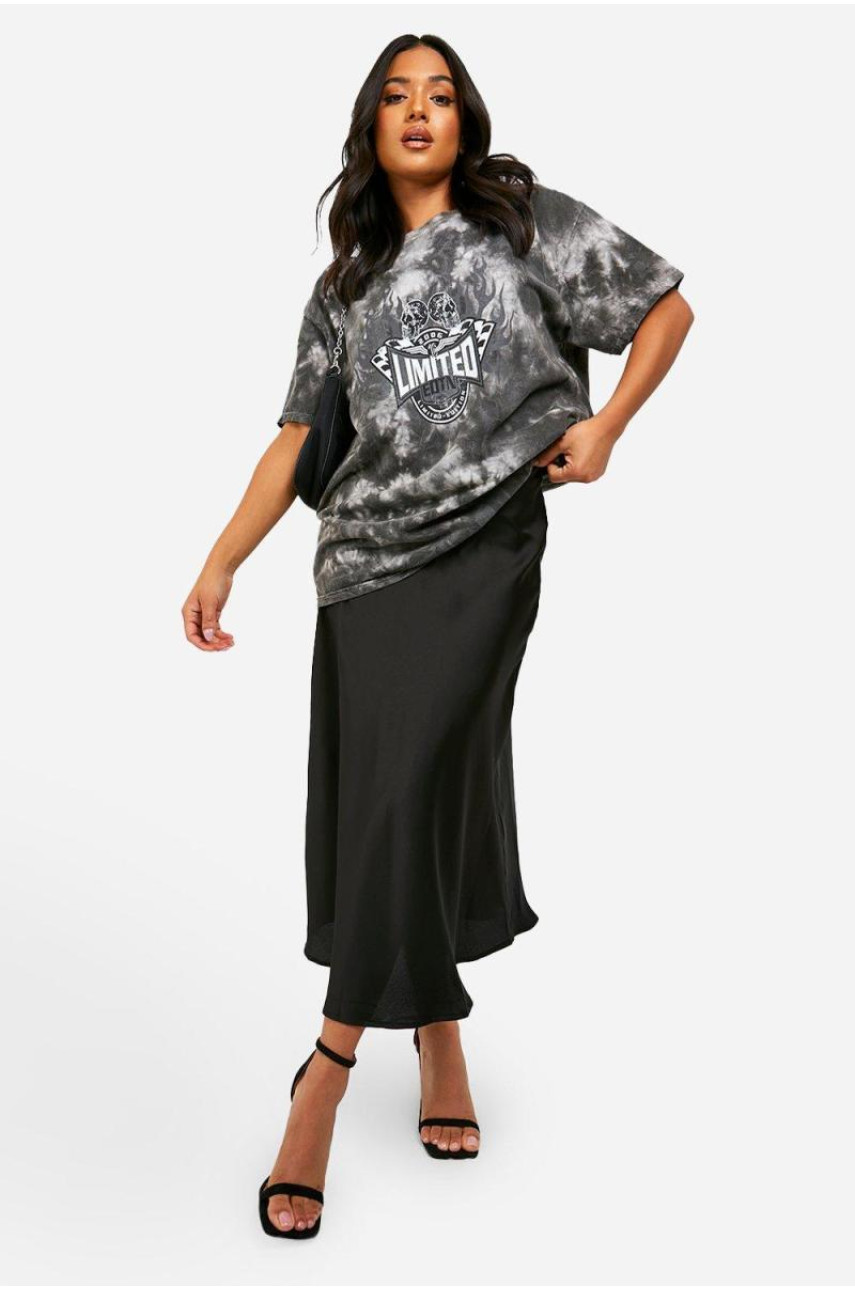 Маленька атласна спідниця Midaxi