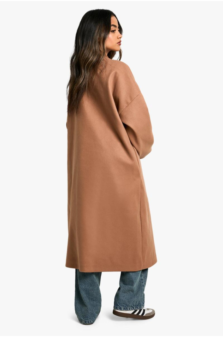 Вовняний максі-бомбер