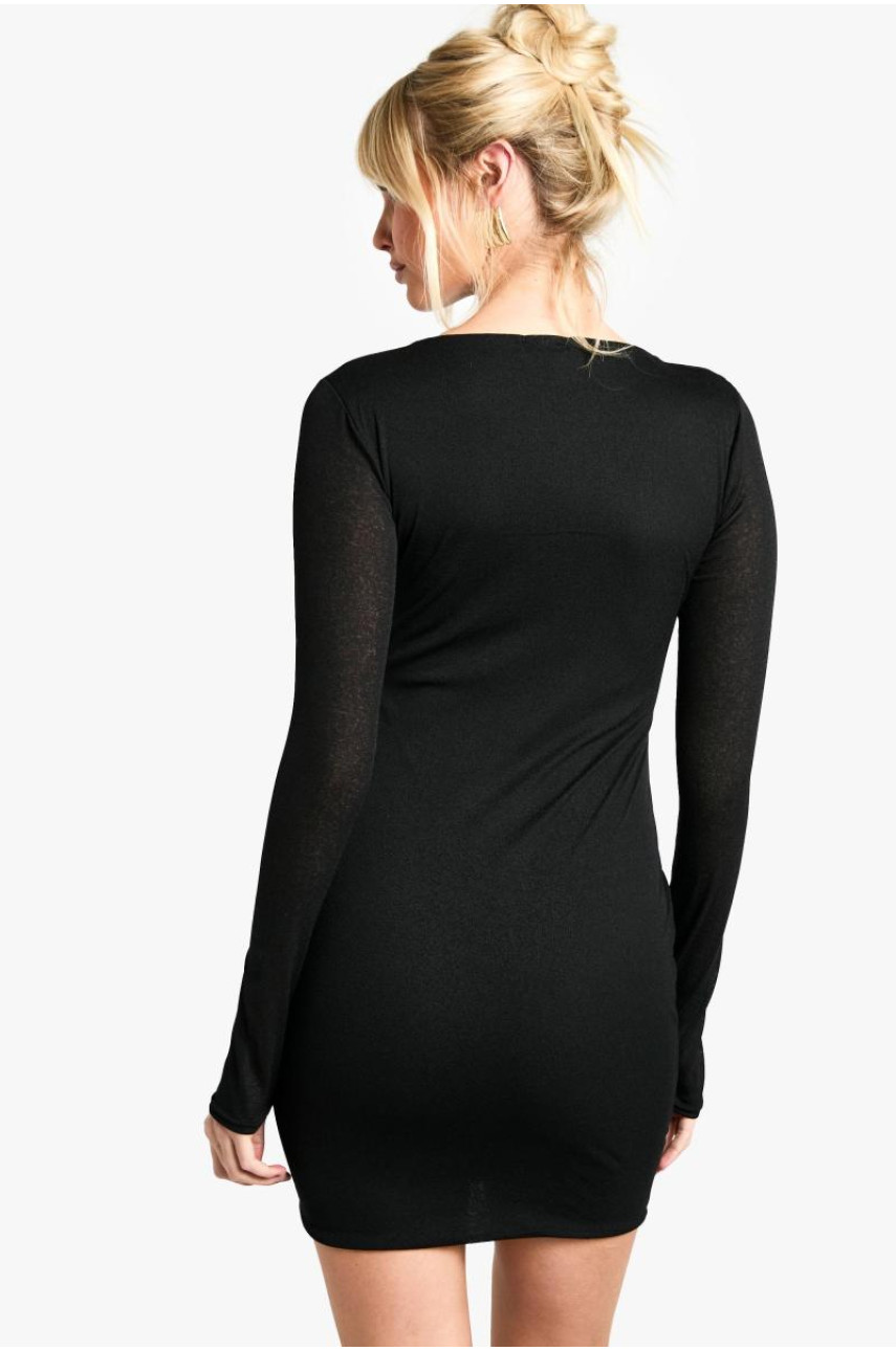 Міні-сукня з декоративними деталями