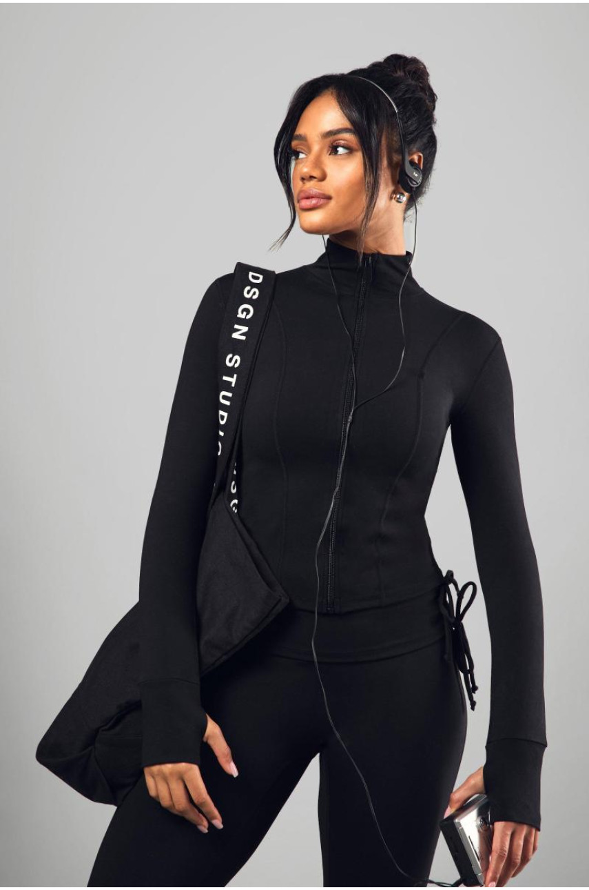 Спортивна куртка Dsgn Studio Supersoft Sculpt Ruched Side