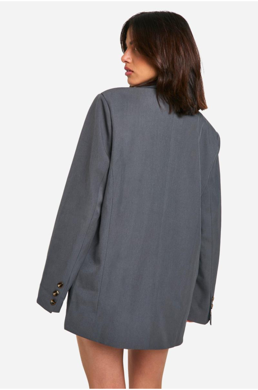 Однобортний довгий блейзер вільного крою