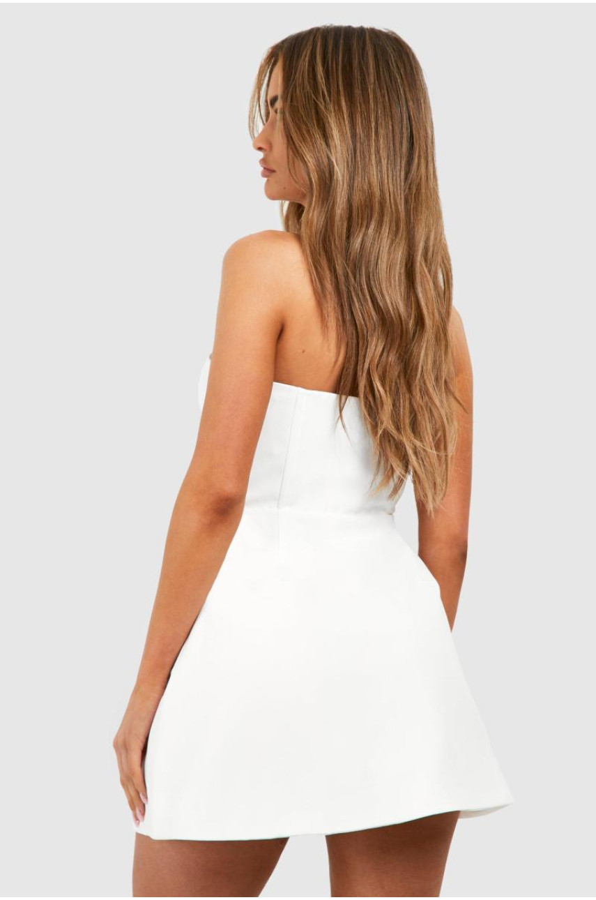 Структурована міні-сукня бандо