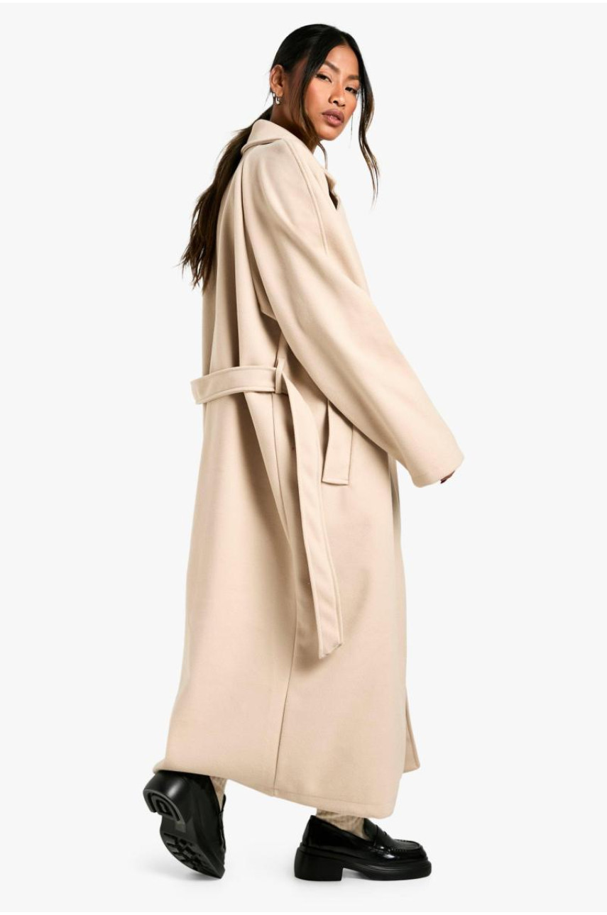 Вовняне пальто максі