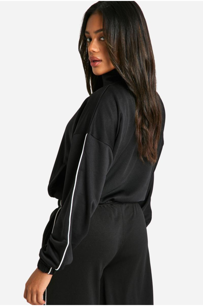 Трикотажна спортивна куртка на блискавці