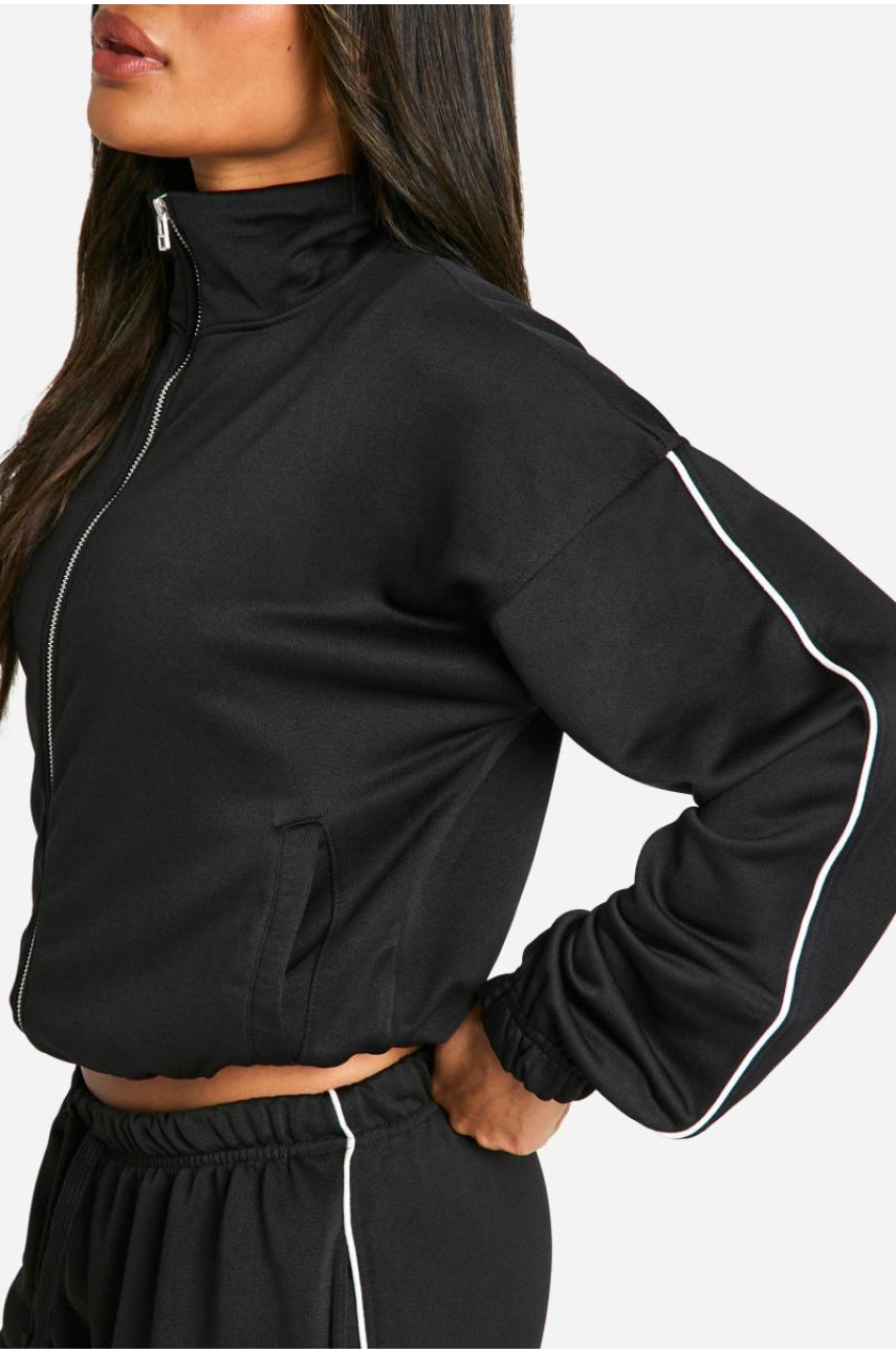 Трикотажна спортивна куртка на блискавці