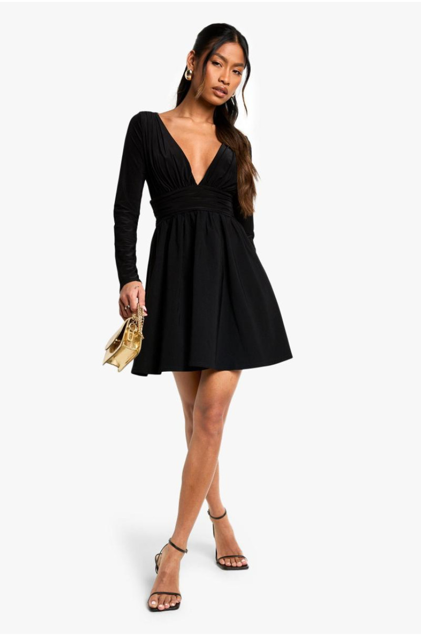 Бенгалін і слизька суміш міні -сукня поривають міні -плаття