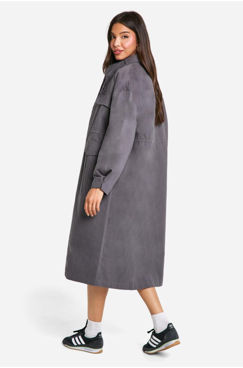 Тренчко -пальто з утилітою для кишенькових